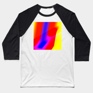 red yellow blue abstract texture Baseball T-Shirt